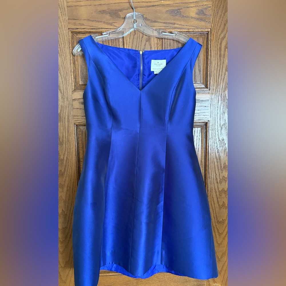 Kate Spade Royal Blue Midi Dress